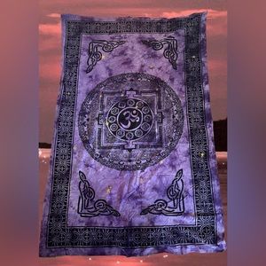 Purple Ohm Tapestry